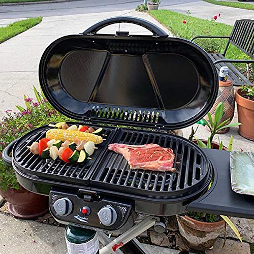 Uniflasy Cast Iron Grill Cooking Grates for Coleman Roadtrip Swaptop Grills LX LXE LXX, 2 Pack - Grill Parts America