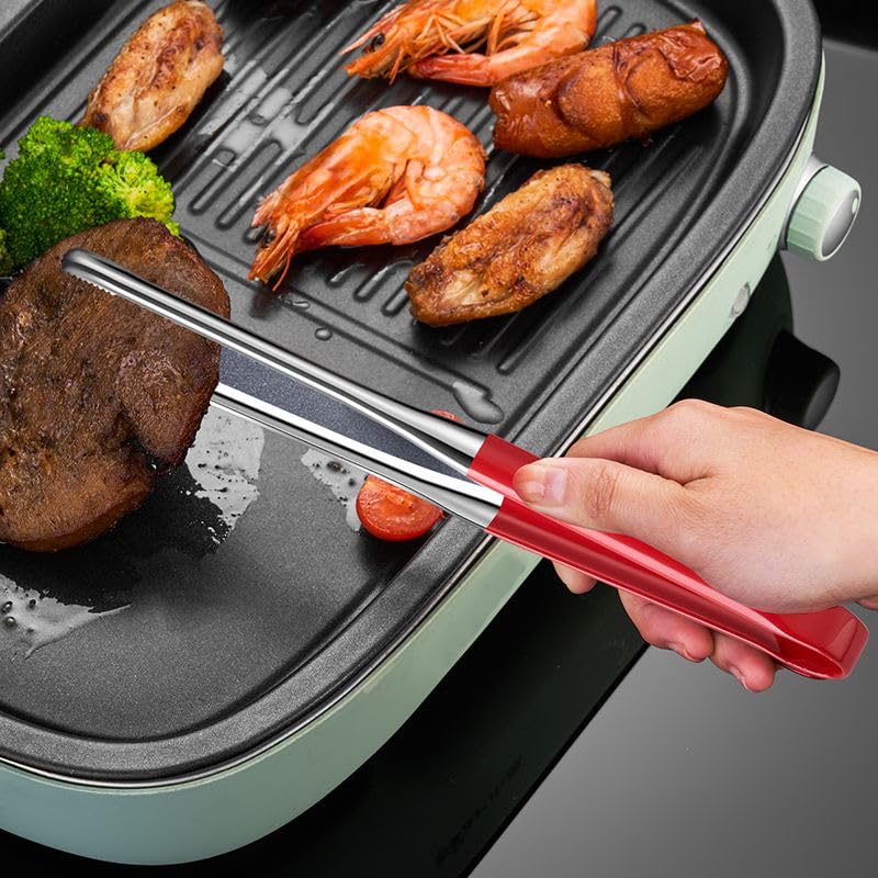 Jrsoul He 4Pcs Stainless Steel Kitchen Tongs Grill Tongs (11.5in) - Grill Parts America