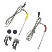 2-Pack Replacement Meat Probe,Temp Meat Probe Replacement for Weber iGrill,Equipped with 2 Sets of Probe Grommets, 2 Sets of Meat Probes, and Temperature Probe Clips - Grill Parts America