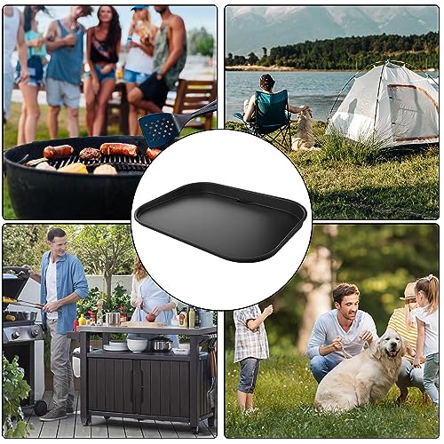 Cast Iron Griddle for Ninja Woodfire Outdoor Grills OG700 Series | Non-Stick Outdoor Ceramic Coating Insert Flat Top Griddle Plate Accessories - Grill Parts America