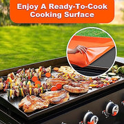 NancyL Griddle Cover for Blackstone, 【Upgraded Full-edge】17 Inch BBQ Grill Cover Griddle Mat Silicone Protective Blackstone Griddle Accessories - Protect Griddle from Rust, Rodents, Insects, Debris - Grill Parts America