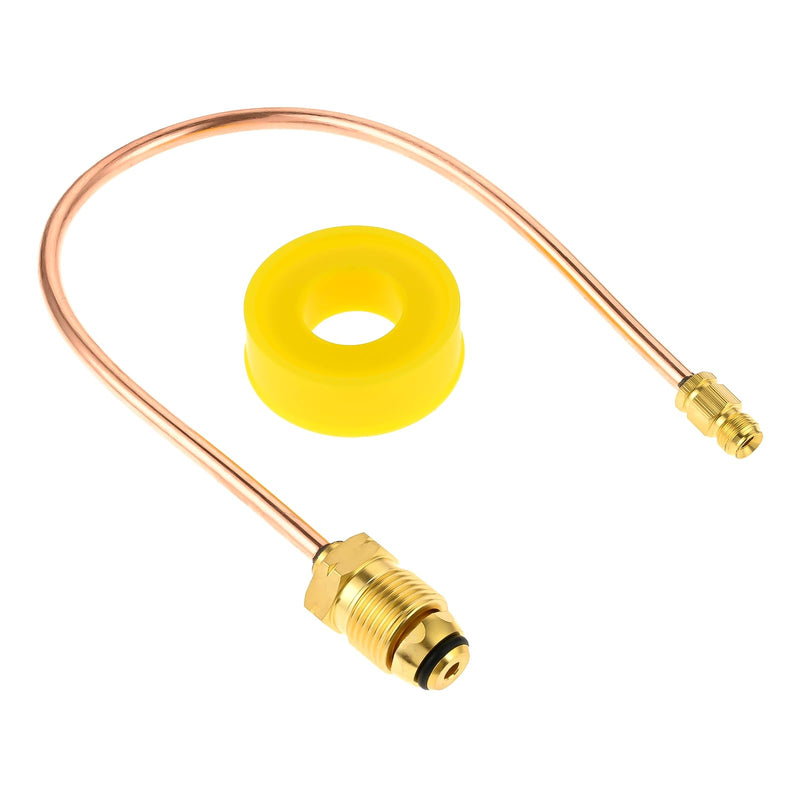 SURIEEN Automatic Changeover Regulators Copper Pigtail POL x 1/4" Inverted Male Flare 15inch - Grill Parts America