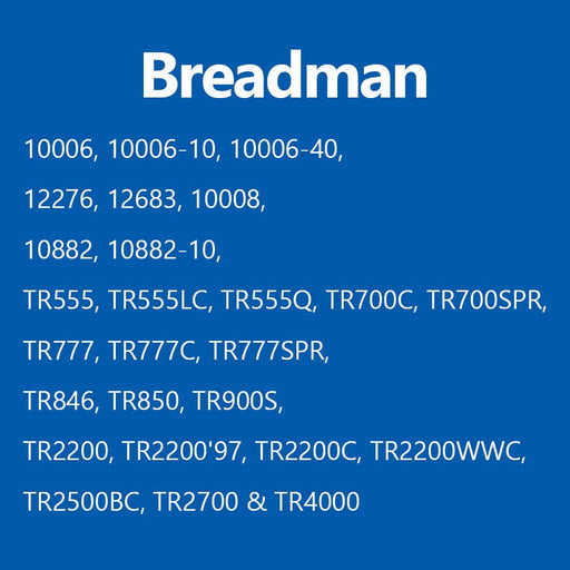TASP 2 Pack Bread Maker Machine Blade Replacement, Kneading Paddles Part For Breadman TR-2200 TR