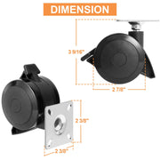 69828 Locking Casters for Weber Spirit Grill Replacement Wheels Weber Spirit E215 E210 S210 E220 S220 Grill Parts Spirit E310 Spirit E320 S310 S320 Grill Wheels Weber Spirit 200 & 300 SER Grills, 2PCS - Grill Parts America