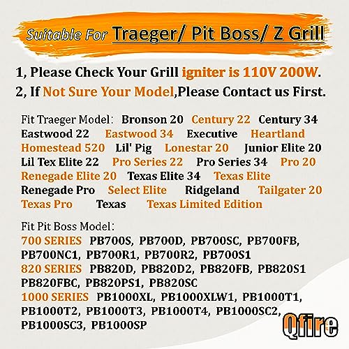 Black Fire Burn Pot and Hot Rod Rapid Igniter Kit 20751 Replacement For Most of Traeger/Z Gills/Pit Boss AC Wood Pellet Grill and Smoker - Grill Parts America