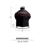 Kamado Joe KJ15080420 Joe Jr. 13.5 inch Grill Cover, Black - Grill Parts America