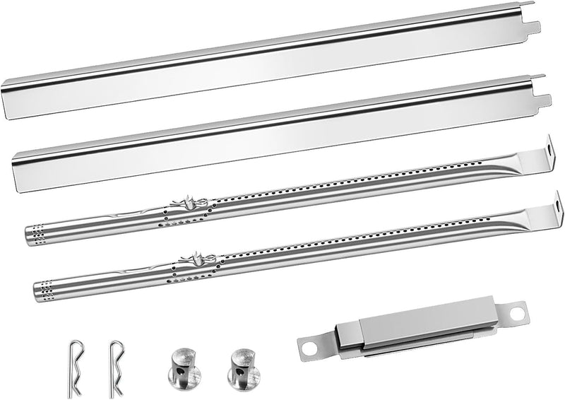 Grill Burners Replacement for Charbroi 463660021 463660421, Grill Parts Performance 2 Burner G325-0002-W1 Heat Plates, Stainless Steel for Char-broil 463352521 463365021 463354021 463365522 463366022 - Grill Parts America
