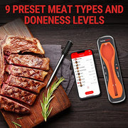 ThermoPro TempSpike 500FT Truly Wireless Meat Thermometer, Bluetooth Meat Thermometer for Grilling and Smoking, Meat Thermometer Wireless for BBQ Oven Smoker Rotisserie Sous Vide - Grill Parts America