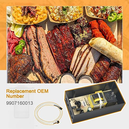 AUTOBABA Power Circuit Board 9907160013 Equipped with Power Cord Compatible with Masterbuilt Digital Electric Smoker MB20071117 MB20070619 MB20071418 MB21072719 20071218 20071317 20071217 SH19079518 - Grill Parts America