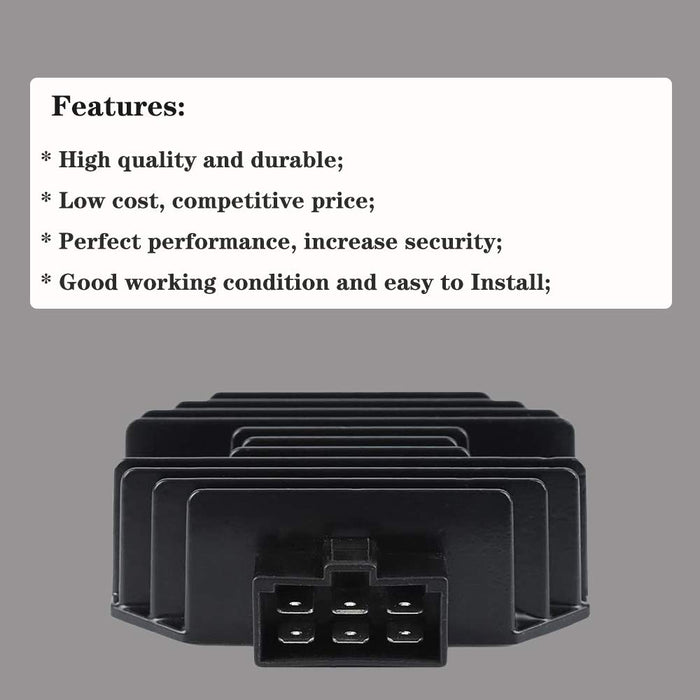 ADP New Voltage Regulator Rectifier for John Deere 130 160 165 M70121 M97348 Shindengen SH578-12 SH626-12 Kawasaki 1990-2000 21066-2056 21066-2070 - Grill Parts America