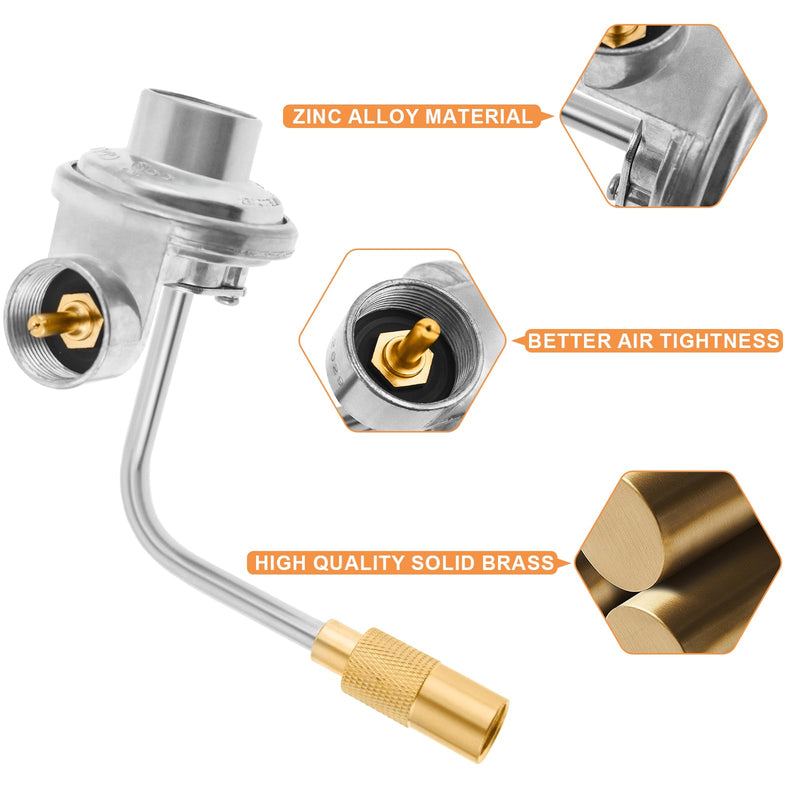 Griddle Regulator Parts for Blackstone Regulator Replacement for Blackstone 17", 22" Tabletop Griddle, Pit Boss PB336GS 2 Burner Tabletop Gas Griddle, Weber Q SER & Dash Griddles, CharBroil 19952085 - Grill Parts America