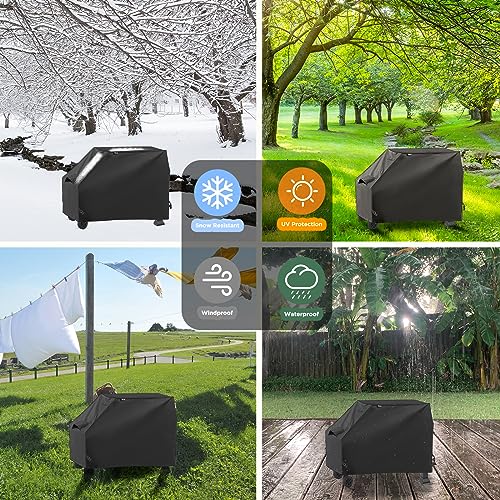 Forvio Griddle Cover for Blackstone 28 Inch Grill, 600D Waterproof Flat Top Cooking Station Grill Cover for Char-Griller 3-Burner Flat Griddle and Razor Griddle 25", Ripstop and Fade Resistant - Grill Parts America