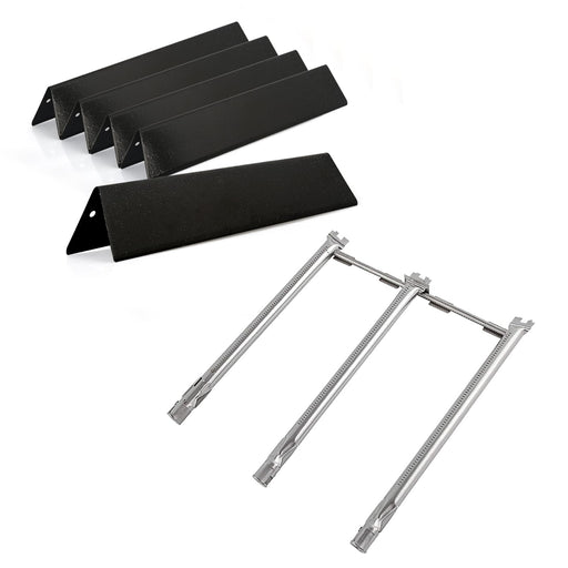 Grill Replacement Parts 7636 for Weber Spirit, 7636 Grill Parts 15.3 Inch Flavorizer Bars with 69787 Burner for Weber Spirit I & II 300 Series, Spirit E310 E320 E330 S310 S320 S330 - Grill Parts America