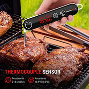 ThermoPro TP18 Ultra Fast Thermocouple Digital Instant Read Meat Thermometer for Grilling BBQ Smoker Kitchen Food Cooking Thermometer for Oil Deep Fry Candy Thermometer - Grill Parts America
