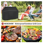 NEXCOVER Grill Cover, BBQ Cover 58 inch,Waterproof BBQ Grill Cover,Fade Resistant Gas Grill Cover, Barbecue Grill Covers, Fits Grill of Weber, Brinkmann, Nexgrill, Black Grill Cover for Outdoor Grill. - Grill Parts America