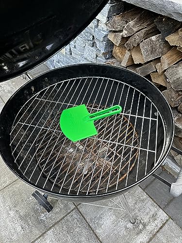 LavaLock Smok-n-Scrape Grill and Smoker Scraper, Residue Remover Cleaning Tool for Weber Kettle, Weber Smokey Mountain, UDS, WSM (Green Smok-n-Scrape) - Grill Parts America