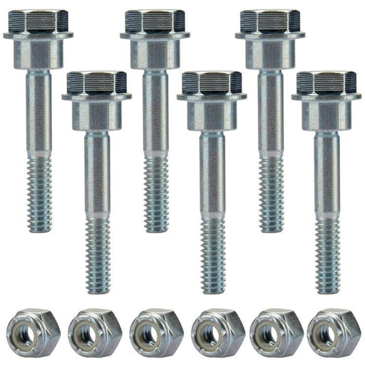 Sconva Snow Blower Shear Pins Bolts & Nuts Kit Replacement for Husqvarna 580790401 588077501 Snow Blower Parts (Pack of 6) - Grill Parts America