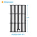 BBQration G426-0005-W1 17" Grill Grate for Charbroil Performance 6-Burner 463228622 463284422 463229021 463229521 463229521B Cooking Grate for Charbroil Grill Replacement Parts 463259223 - Grill Parts America