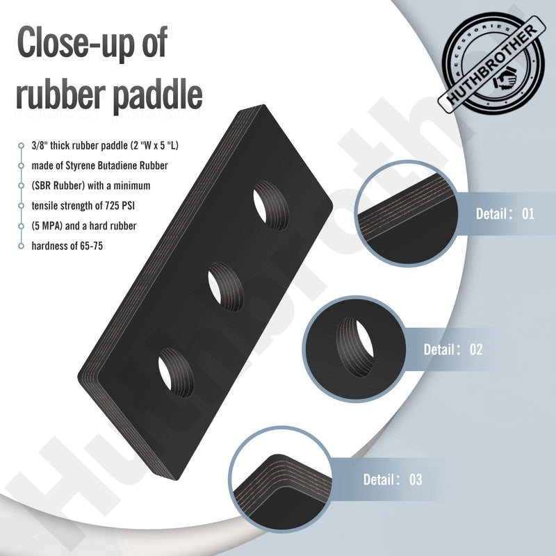 Snow Blower Impeller Modification Kit Universal 3/8" 3-Blade, for Modifies 2-Stage Machine, (3) - Grill Parts America
