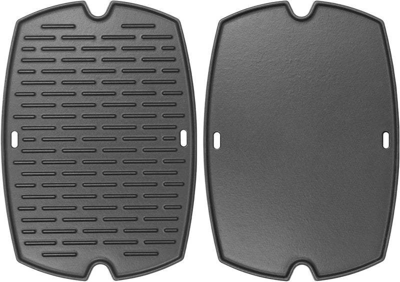 SafBbcue 7584 25"Cast Iron Full Size Cooking Griddle for Weber Q Series Q3200 Q3100 Q3000 Q320 Q300 Series GS4 Grills,Griddle Plate fits 57060001 586002 424001 396001 Grills,Replaces Grate #7646/7584 - Grill Parts America