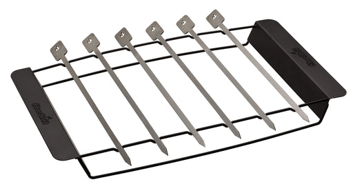 Char-Broil 140587 140 587-Premium, Stainless Steel. Skewer Set and Rack, 44.7x24.5x4 cm - Grill Parts America