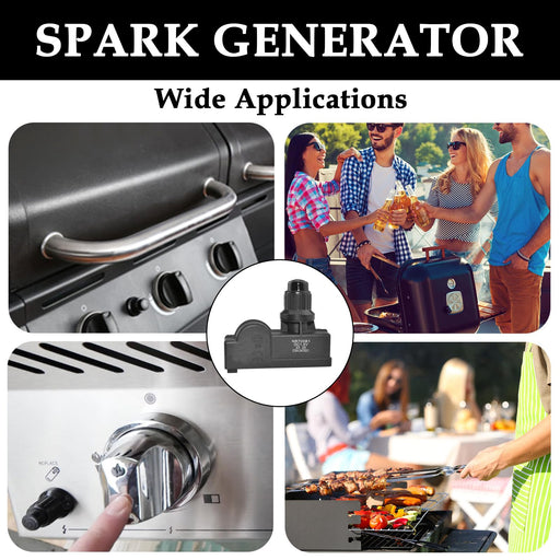 Aifeier ET Grill Spark Generator, 2 Outlet AAA Battery Push Button Electronic Igniter for Broil King, Broil-Mate, Charbroil, Grillmate, Jenn Air, Kenmore, Kmart, Master Chef - Grill Parts America