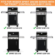 69828 Locking Casters for Weber Spirit Grill Replacement Wheels Weber Spirit E215 E210 S210 E220 S220 Grill Parts Spirit E310 Spirit E320 S310 S320 Grill Wheels Weber Spirit 200 & 300 SER Grills, 2PCS - Grill Parts America