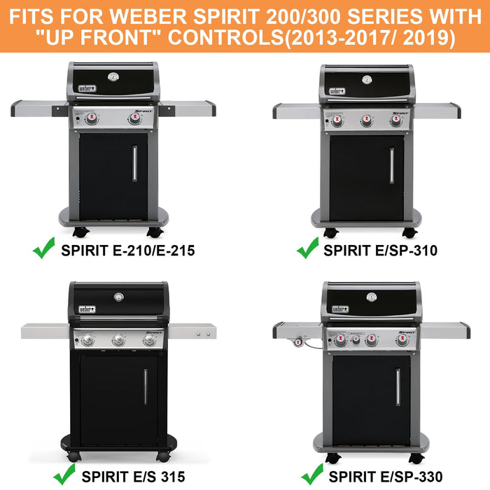 69828 Locking Casters for Weber Spirit Grill Replacement Wheels Weber Spirit E215 E210 S210 E220 S220 Grill Parts Spirit E310 Spirit E320 S310 S320 Grill Wheels Weber Spirit 200 & 300 SER Grills, 2PCS - Grill Parts America