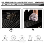 9865-54 Grill Grates Replacement Parts for Broil King Grill Parts 9865-54 Signet 20 70 Signet 90 Grill Grates Part Crown Huntington 6962-64C Grill Replacement Parts Broil Mate 165154 Replacement Grate - Grill Parts America