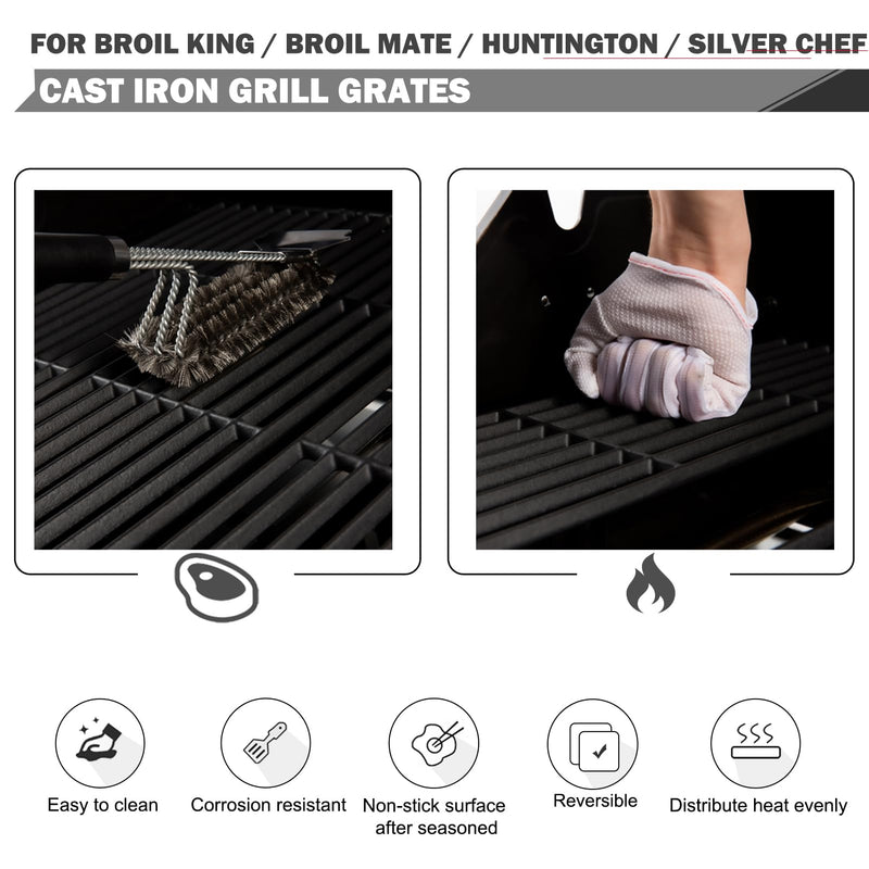 9865-54 Grill Grates Replacement Parts for Broil King Grill Parts 9865-54 Signet 20 70 Signet 90 Grill Grates Part Crown Huntington 6962-64C Grill Replacement Parts Broil Mate 165154 Replacement Grate - Grill Parts America
