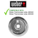 Weber 721001 & 781001 Replacement Gas Grill Thermometer Bezel 63027 - Grill Parts America