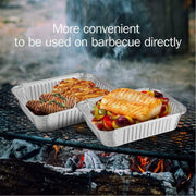 Waytiffer 30Pack Drip Pans Compatible with Weber Grills Spirit Gas Grills, Q Grills, Genesis and Genesis II LX 200 300 Series,Disposable Aluminum Foil BBQ Grease Trays, 8.5 x 6 Inch - Grill Parts America