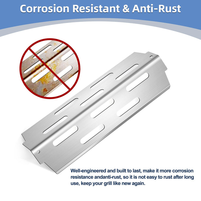 Secbinw Stainless Steel Grill Replacement Parts for Weber Genesis II Flavorizer Bars & Heat Deflector Burner Tube for Weber Genesis 2 E310 CSE315 SE335 Parts Replacement for Weber GS4 66032 66040 - Grill Parts America