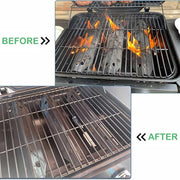 Outdoor Bazaar Set of Porcelain Cooking Grid and Three Stainless Steel Replacement Heat Plates for Dyna-Glo 3-Burner Grill models DGC310CNP-D, DGC310RNP-D, DGC310BNP-D - Grill Parts America