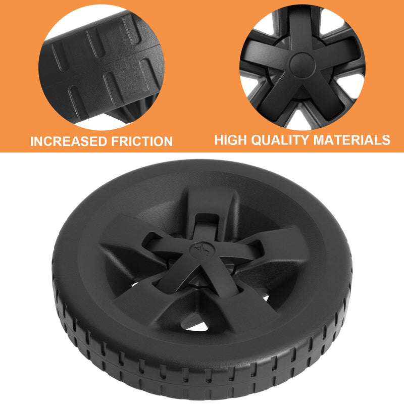 67058 Grill Wheels Replacement for Weber GS4 Spirit 2 Grill Parts Weber Spirit II 200 & 300 SER Weber GS4 SPIRIT II E-210, 2 E-310, II S-210, II S-310, Weber 28" Gas Griddle, 8'' Grill Casters, 2PCS - Grill Parts America