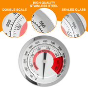 BBQ Lid Thermometer Gauge for KitchenAid Grill Replacement Parts 720-0954 KitchenAid 720 0819 720-0745 720-0745A,Nexgrill 720-0733 720-0745,Kirkland 720-1068,Oklahoma Joe 15202029,Kenmore 146.48589710 - Grill Parts America