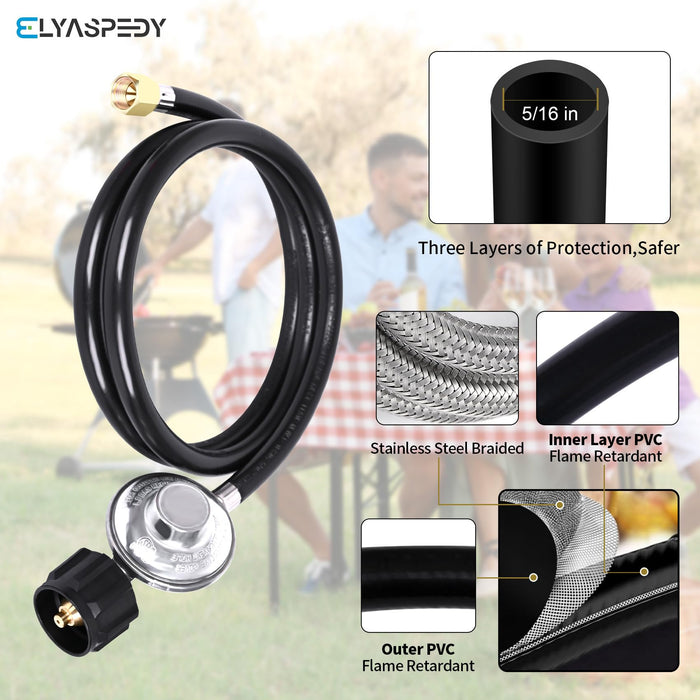 Elyaspedy 23080901 Natural Gas to Propane Conversion Kit for Weber Gen ...