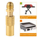 Hicello 3/8" Male Flare Converter Adapter for Coleman Roadtrip LXE Grill, Connect to RV Trailer Camper Propane Extension Hose - Grill Parts America