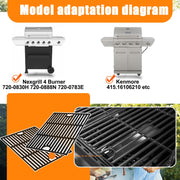 Uniflasy 17" Grill Porcelain Grate Replacement Part for Nexgrill 720-0830H, 720-0783E 720-0830X720-0783C 720-0670A 5 Burner 720-0888N Replacement for Kenmore 41516106210, Cast Iron Cooking Grill Grate - Grill Parts America