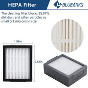Bluearks 16Pcs Replacement Parts for iRobot Roomba i1+ J7 i7+ i3+ i4+EVO i6+ i8+ i7 J7+ Plus E5 E6 E7 Robot Vacuum Cleaner Accessories Kit, 2 Rubber Main Brush 4 Filters 4 Side Brushes 6 Vacuum Bags - Grill Parts America