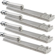 Plowo Upgraded Cast Stainless Steel Grill Burner Tubes for Bull BBQ, Lion Premium, Cal Flame, Aussie, Blaze, Turbo, CharBroil, Nexgrill, Thermos Gas Grill, 4PC Heavy Duty Replacement Parts, 16 1/8" - Grill Parts America