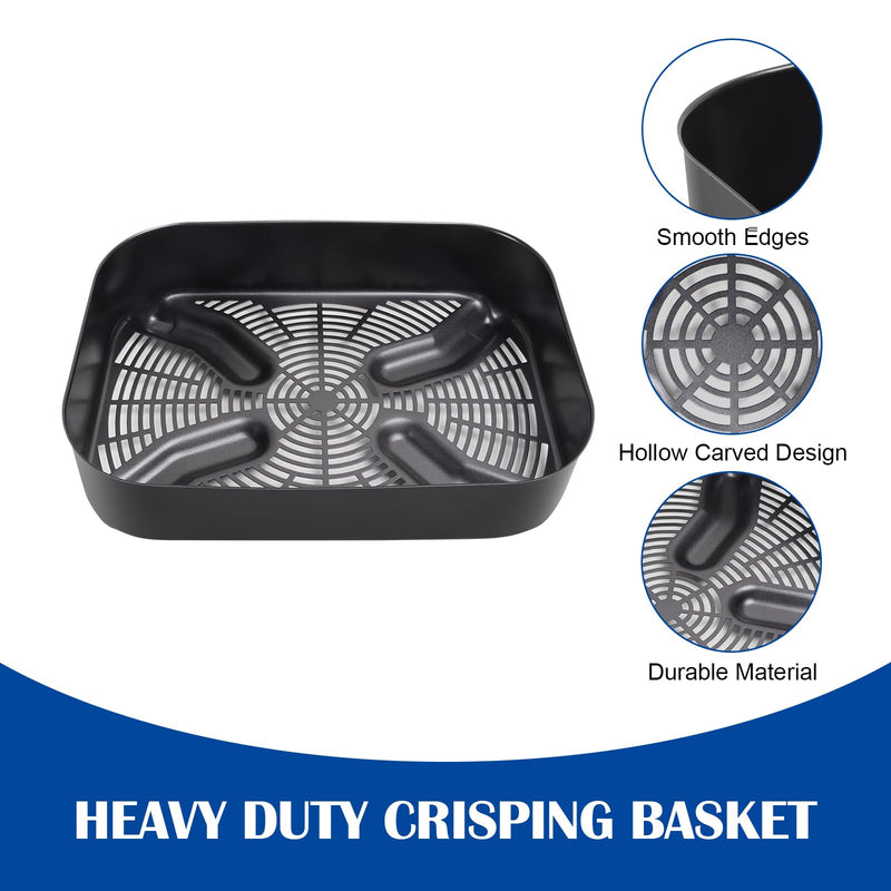 XSKCRSPBKT Combo Crisper Basket for Ninja OG751 OG701 Woodfire Outdoor Grill, 2.5-Quart Capacity Air Fry Basket for Ninja Grills OG700 Series 7-1 Woodfire Electric Outdoor Grill & Air Fryer, Non-Stick - Grill Parts America