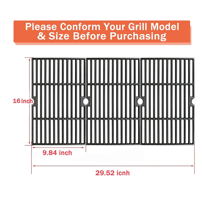 Utheer Grill Kits for DynaGlo DGF510SSP, DGF510SSP-D, fit Backyard BY13-101-001-13, GBC1460W, GBC1461W, GBC1462W, GBC1059WB, BH13-101-099-01, Grill Grate and Heate Plate - Grill Parts America