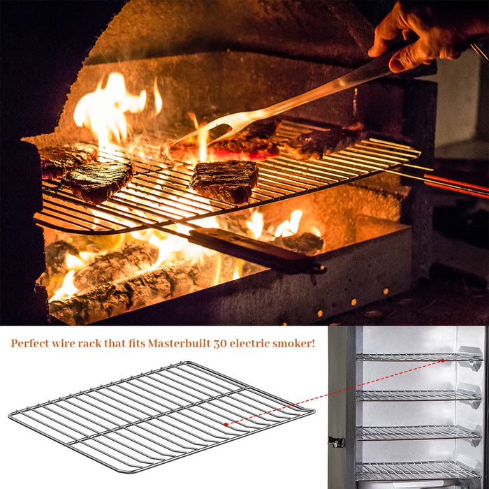 Meat Rack Grate Cooking Grate Replacement for Masterbuilt Electric Smoker Racks 30 Inc ...