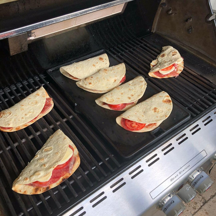 7404 Grill Griddle for Weber Summit 400 Summit 600 Series Gas Grills, Cast Iron Griddle Plate Replacement for Weber Summit Gold A/B/D Summit Platinum A6/B6 Summit Silver C/D - Grill Parts America