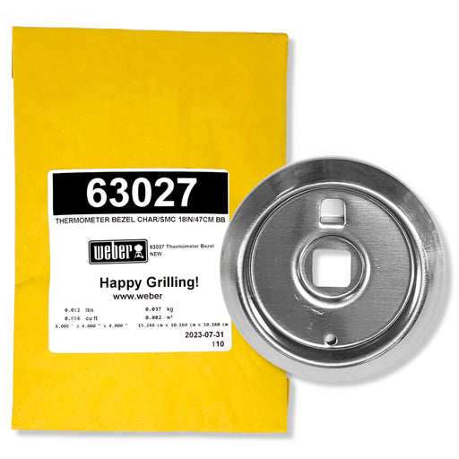 Weber 721001 & 781001 Replacement Gas Grill Thermometer Bezel 63027 - Grill Parts America