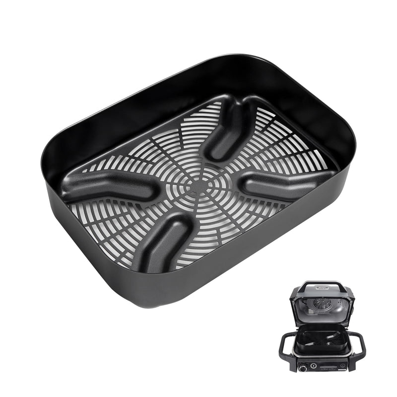 XSKCRSPBKT Combo Crisper Basket for Ninja OG751 OG701 Woodfire Outdoor Grill, 2.5-Quart Capacity Air Fry Basket for Ninja Grills OG700 Series 7-1 Woodfire Electric Outdoor Grill & Air Fryer, Non-Stick - Grill Parts America