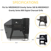 SUPJOYES Grill Cover for Masterbuilt 560/800 Gravity Series Digital Charcoal Grill and Smoker, Heavy Duty Waterproof Grill Cover for MB20080220 Gravity Series - Grill Parts America