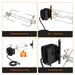 onlyfire Stainless Steel Grill Rotisserrie Kit for Weber 18-inch WSM Smokey Mountain Cooker - Grill Parts America