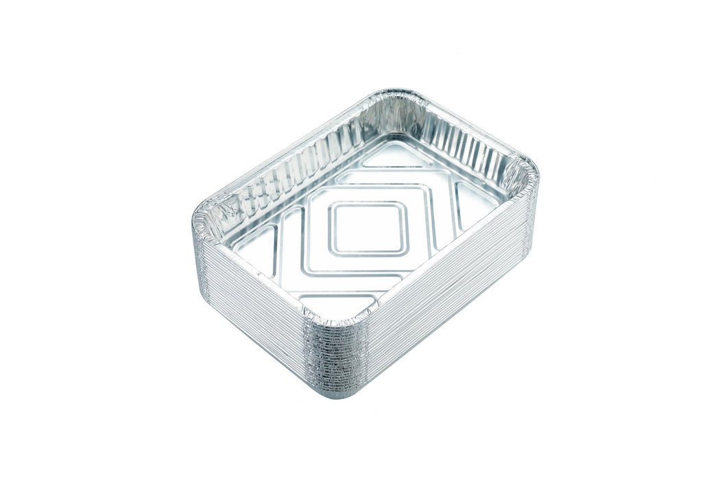 Waytiffer 30Pack Drip Pans Compatible with Weber Grills Spirit Gas Grills, Q Grills, Genesis and Genesis II LX 200 300 Series,Disposable Aluminum Foil BBQ Grease Trays, 8.5 x 6 Inch - Grill Parts America